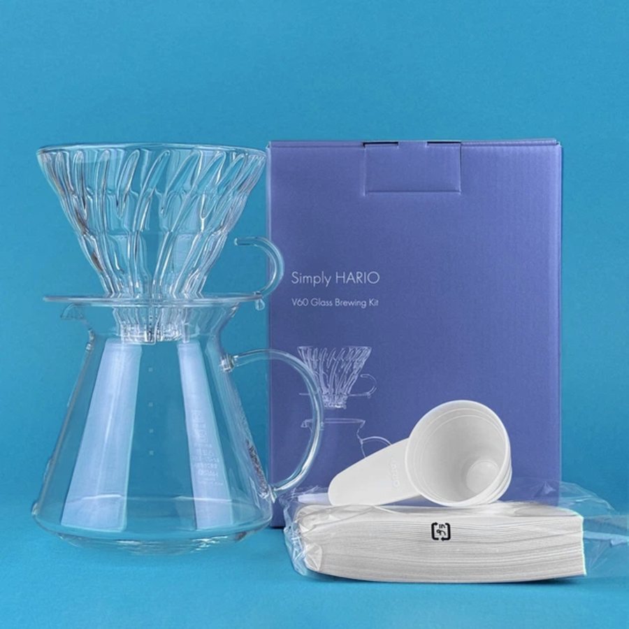 Набір Hario V60 Glass Brewing Kit 02: воронка і сервер