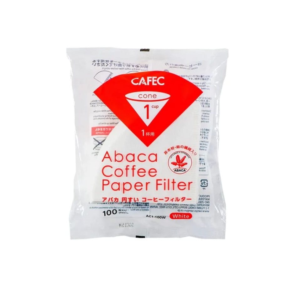 Паперові фільтри CAFEC ABACA Cup1, 100 шт