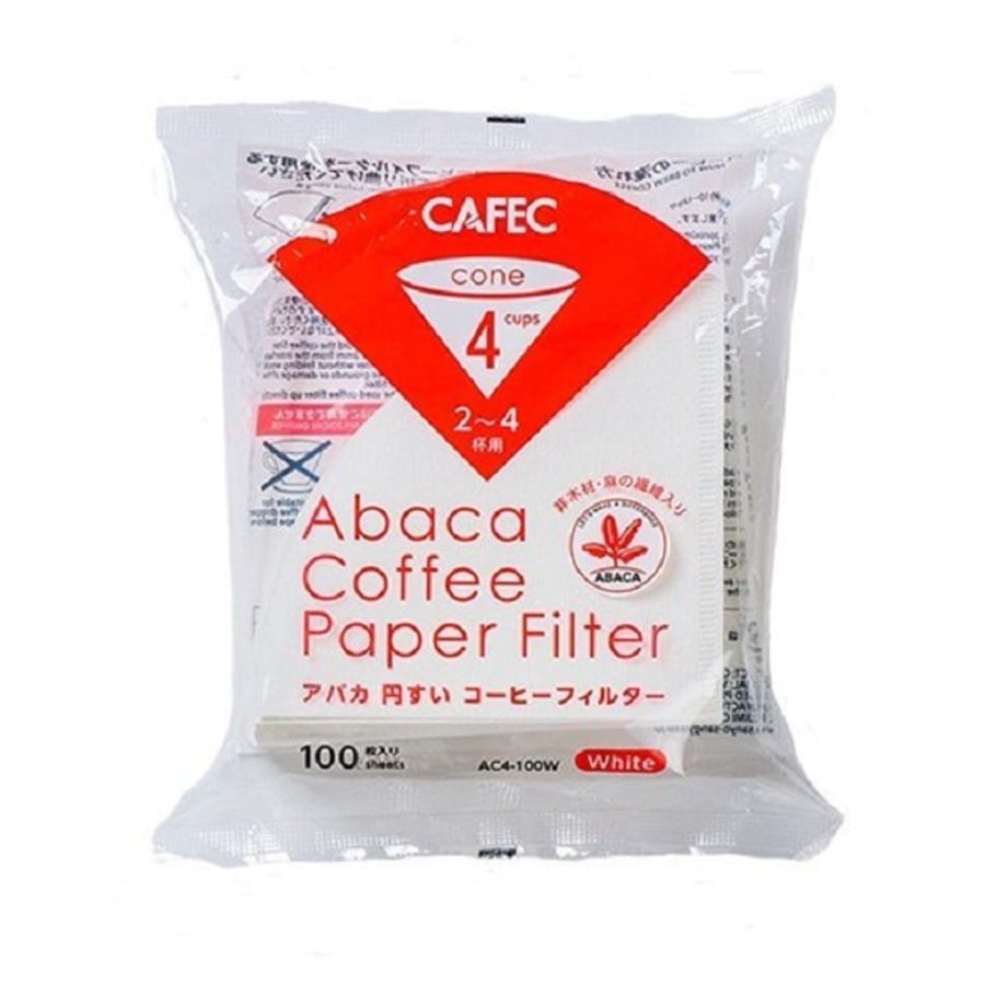 Паперові фільтри CAFEC Abaca Cup4, 100 шт