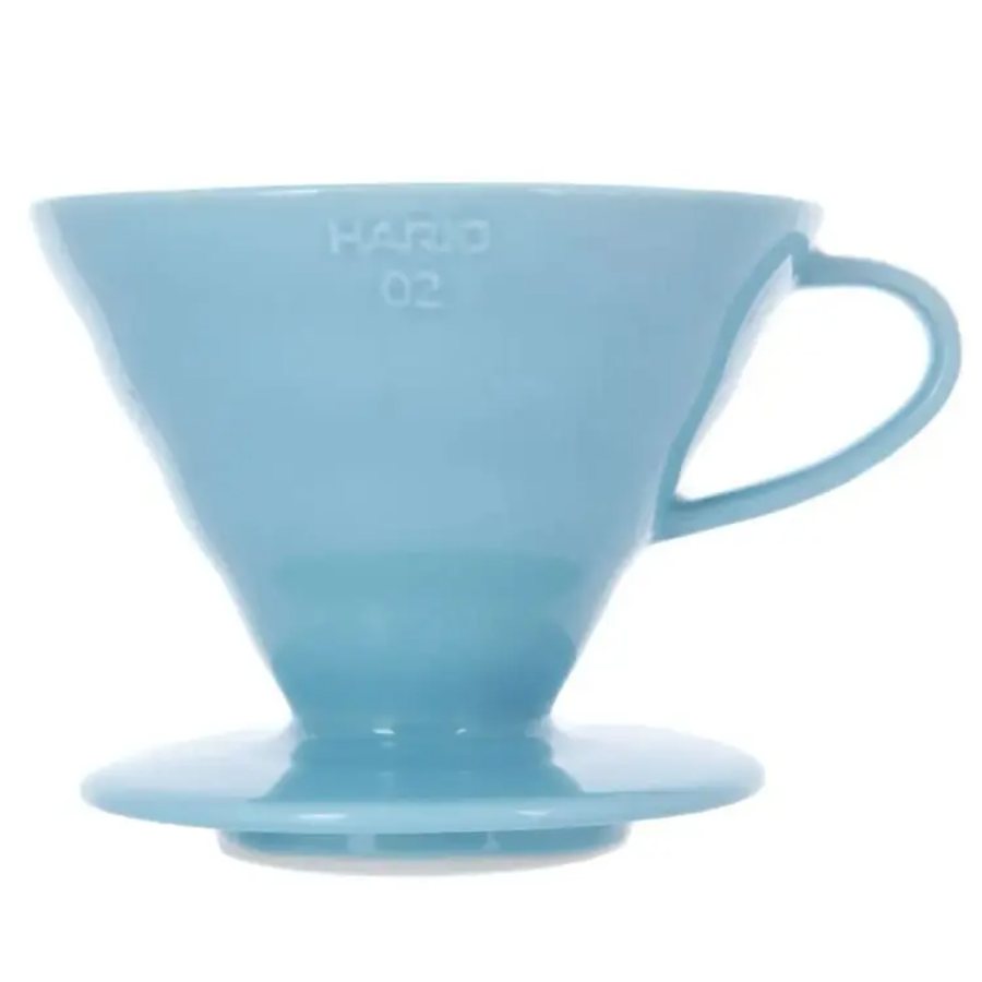 Пуровер Hario V60 02 керамічний, блакитний