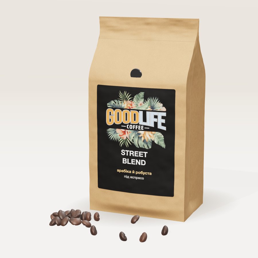 Street Blend: арабіка 50%, робуста 50%